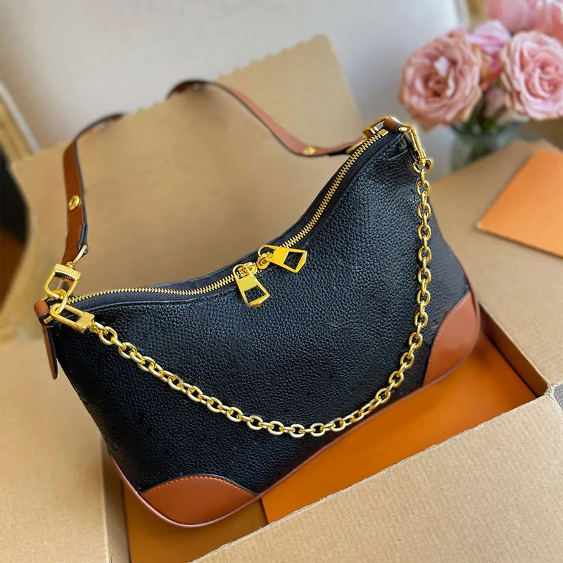

leather women shoulder bag designer handbag Boulogne Crossbody Chain soho Bag