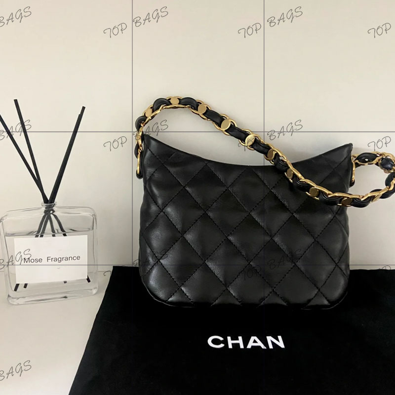 

Designer 2023 genuine leather bag diamond lattice hobos hobo bag pure Y2K shoulder bag chain bag mini totes women vintage fashion mini tote bag lamskin shopping bag, Pink