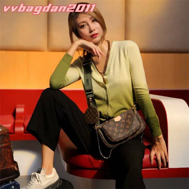 

Three in one multi pocket bag Women Luxurys Designers Crossbody Bag Womens Handbags Shoulder Bags Shopping Tote Pruse louise Purse vutton Crossbody viuton bag, Invoices are not sold separately