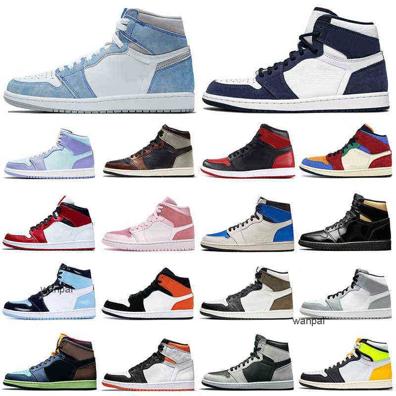 

Discount 1s men basketball shoes 1 Hyper Royal University Blue Banned Bred Shadow UNC women mens trainers sports sneakers Dropshipping, 1s item #1