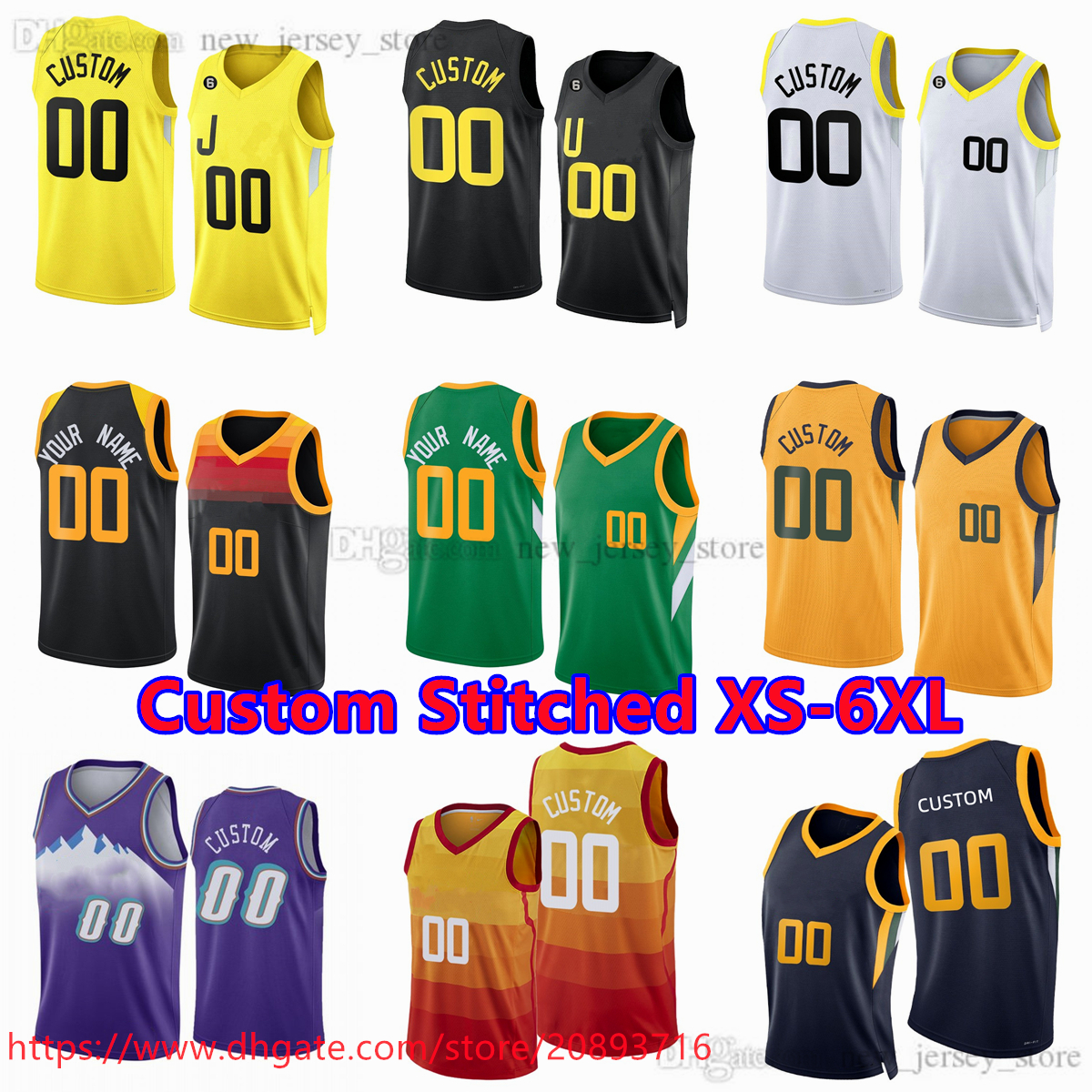 

Custom Stitched XS-6XL Basketball Jersey 95 Juan Toscano-Anderson 41 Kelly Olynyk 30 Ochai Agbaji 13 Vernon Carey Micah Potter Damian Jones Kris Dunn Johnny Juzang, Stitched jerseys