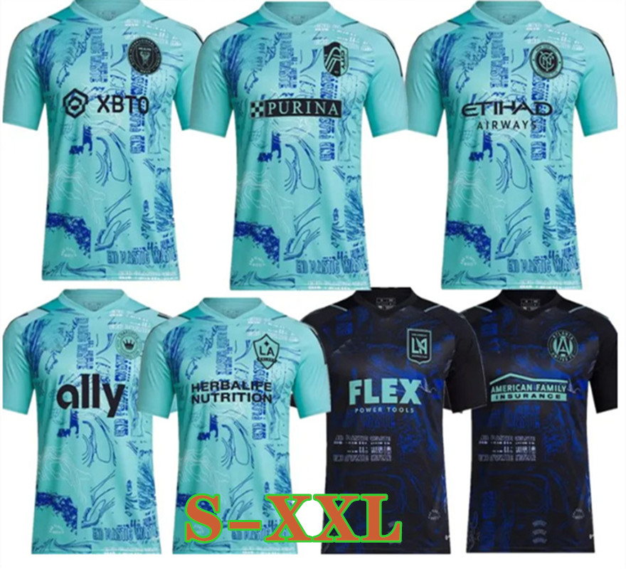 

MLS 2023 LA Galaxy LAFC Soccer Jerseys 23 24 St. L ouis City Football Shirts Atlanta Inter United FC Miami Louis''RED' One Planet adult uniform 999