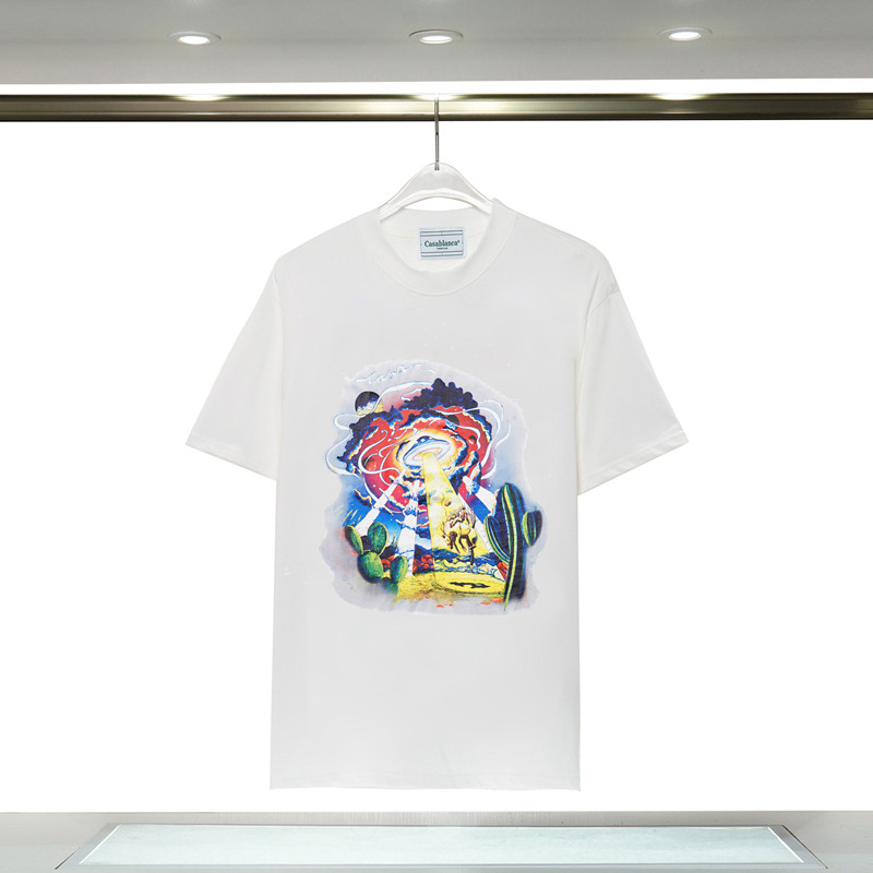 

Mens Womens T Shirt High-Quality Mans Women Designer Cotton Couples Casual Short Sleeve Men Round Neck Casa Tees 9L5L7