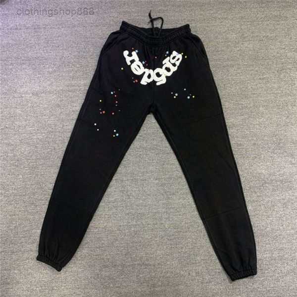 

Men' Pants sp5der 555555 Red Young Thug Angel Shoe Printing Web Black Hoodie U1ob 5R44