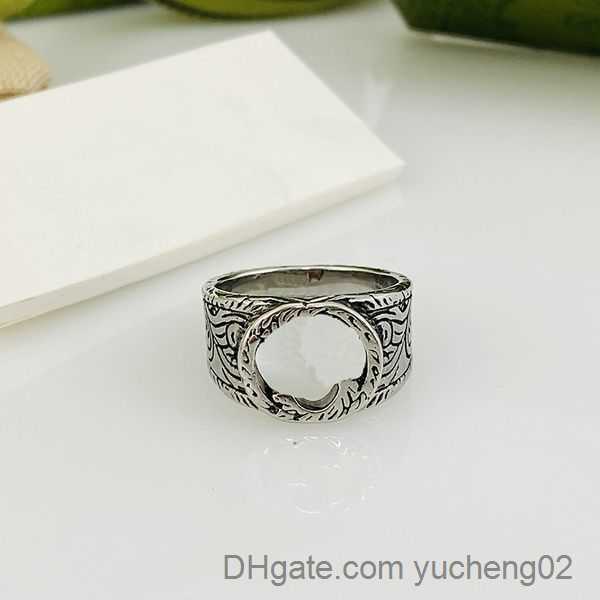 

Designer Fashion Sterling Silver Rings jewelry woman man Couple Lover Wedding ring promise ring engagement ringsx m3