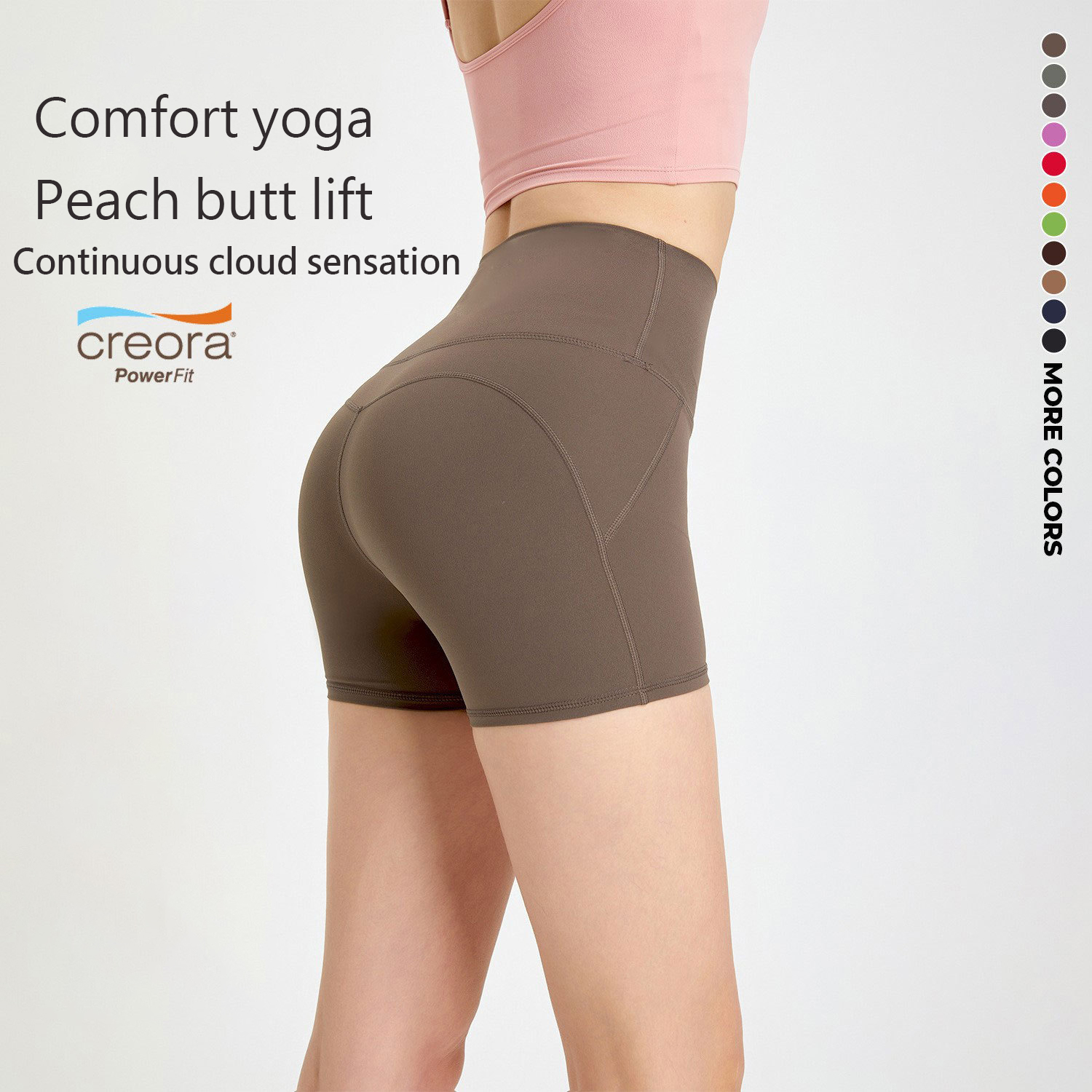 

designer Yoga Outfits lulus align new High waist Peach buttock lifting zero sense hot pants leggings line sports shorts running fitness Yoga pants women