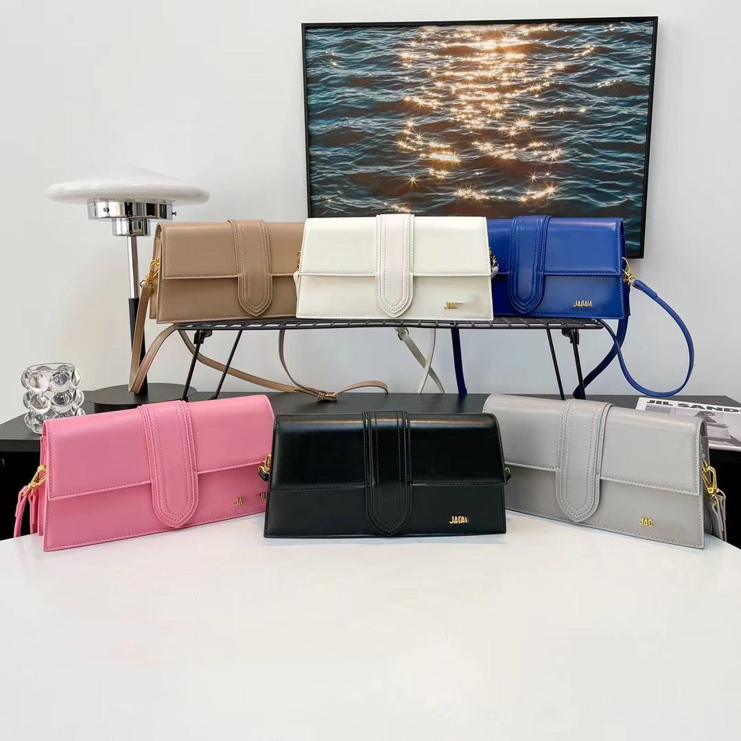 

Top quality Shoulder Bags Women Fashion Brand jaquemus bambino long Handbags Designer Messenger Bag Purse Lady louise viuton tote bag Women Evening Bag Wallet, Red