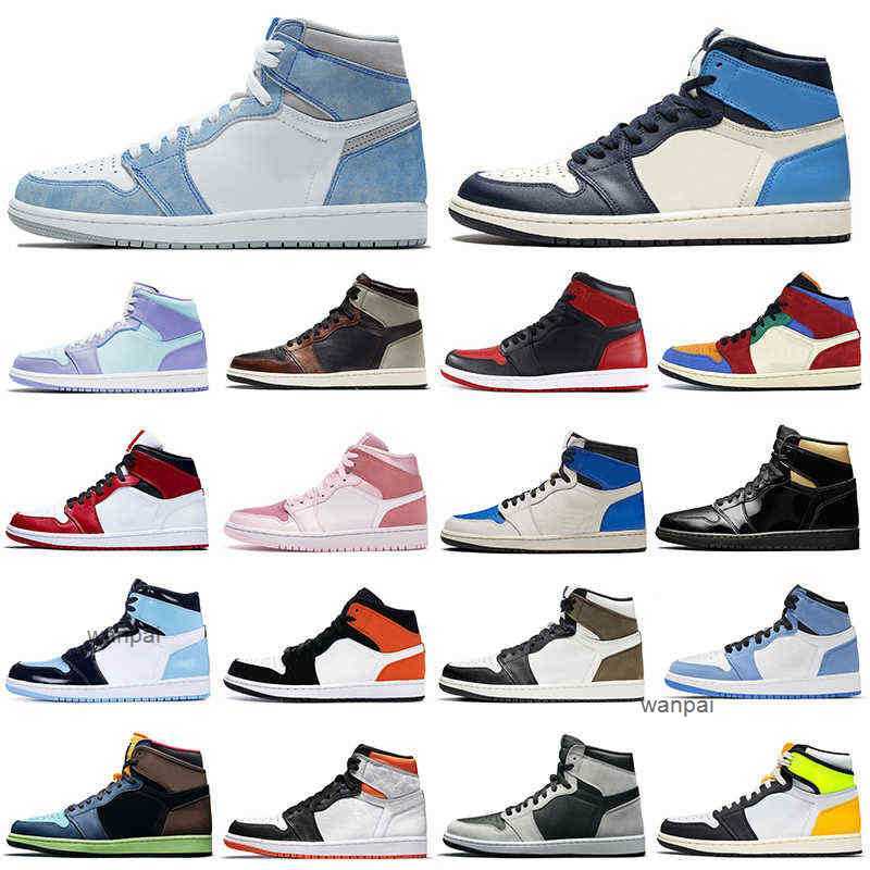 

Newest 1s men basketball shoes 1 Hyper Royal Banned Bred Shadow Chicago women mens trainers sports sneakers Breathable Dropshipping, 1s multi-color