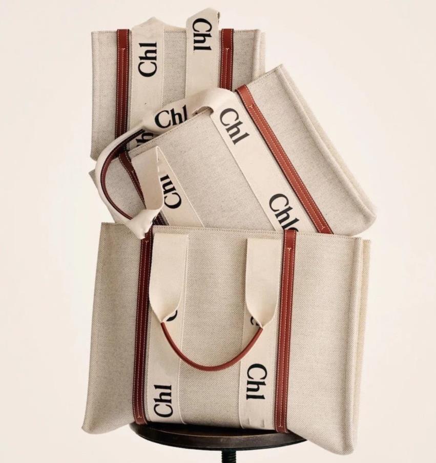 

Woody Tote Bag Womens Designer Shoulder Bags Fashion Totes Shoulder Bag hight-end Women Canvas Tote Handbags Purses Small Medium Large Handbag wholesale, Color1