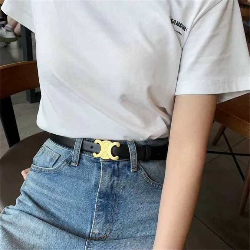 

Trend Celins Belt Triomphe East Belts Gate New Arc de belt butterfly twolayer cowhide DURO