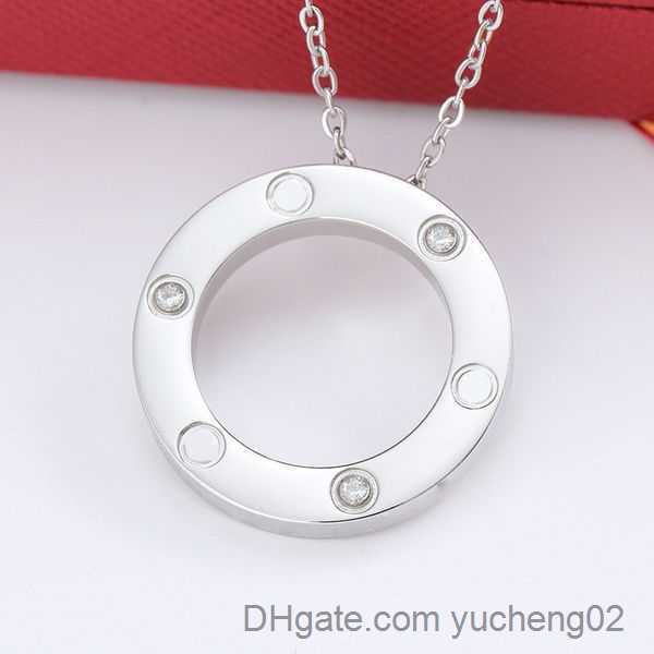 

style New men's and women's love pendant necklaces fashion designer design stainless steel love necklace man's Valentine's day gifts for womanx n6