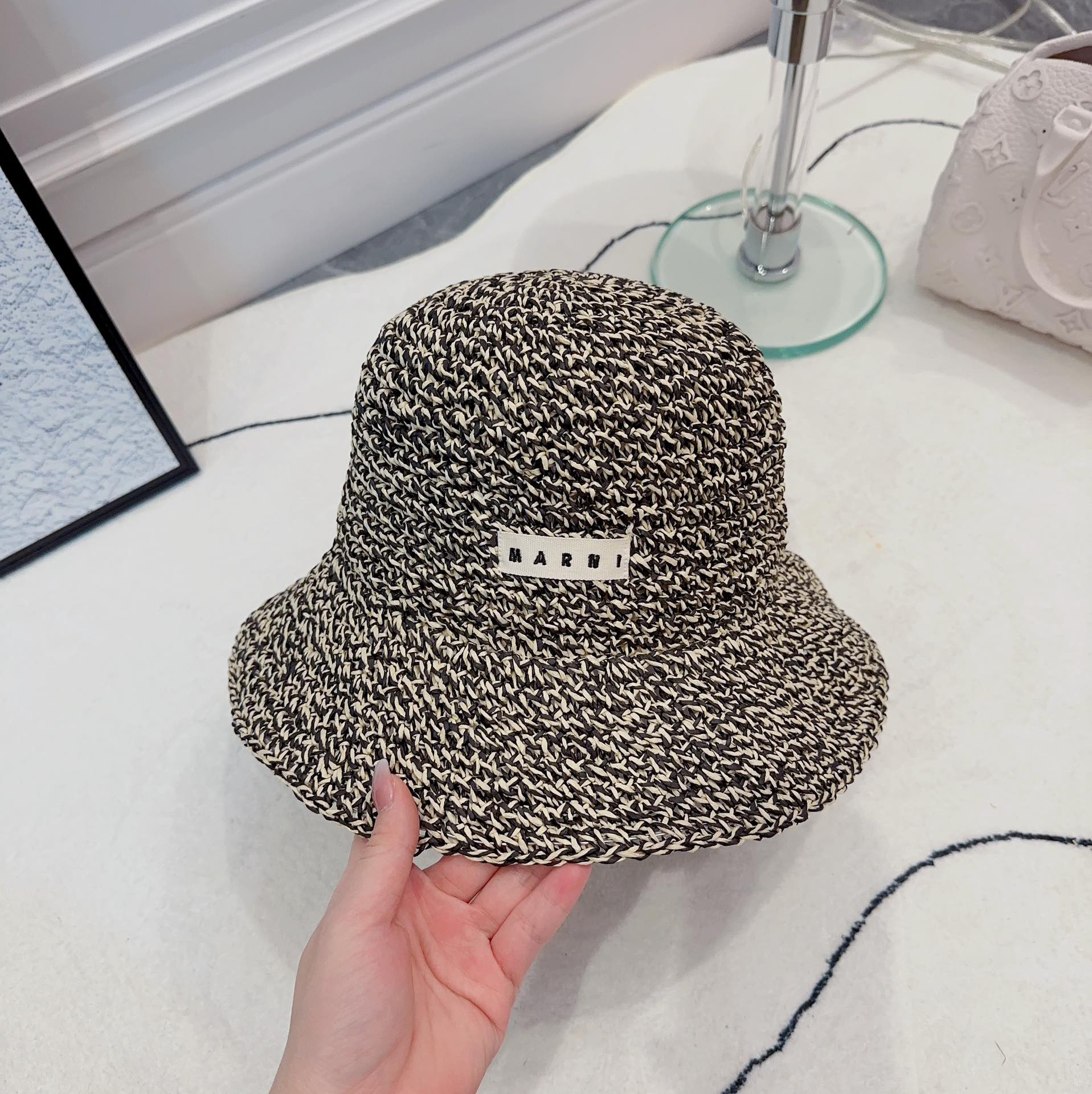 

Wide Brim Straw Hats Women Luxury Designer Bucket Hats marnis High Quality Letter Strawhat Grass Braid Caps For Men Women Casquette Beanies Bpv, 000