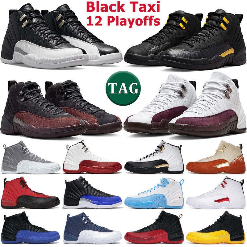 

Jumpman 12 men basketball shoes 12s Black Taxi Playoffs Stealth Royalty Taxi Reverse Flu Game Hyper Royal Twist French Blue Indigo mens trainers sports sneakers