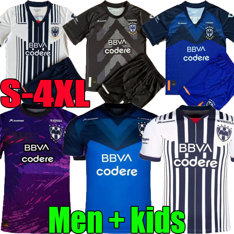

4XL LIGA MX RAYADOS MONTERREY Soccer Jerseys R.Funes 2023 2024 home away 3rd R.Funes Mori M.MEZA 22 23 24 Mexican League football shirt men, 22/23;third