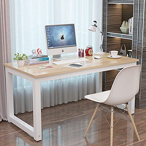 

63 inch Extra Large Computer Desk Writing Study Table for Home Office, White
