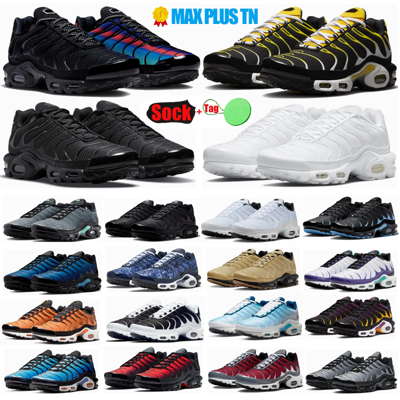 

2023 tn plus running shoes men women Triple Black White air terrascape max plus tn Laser Blue UNC Burgundy Hyper Jade Tropical Twist airnaxs tns mens trainer T2, 30