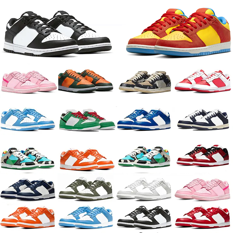 

Running Shoe Sports Sneakers Triple Black University Red Gold Pine Green Off Authentic Sb For Mens Womens Lows White