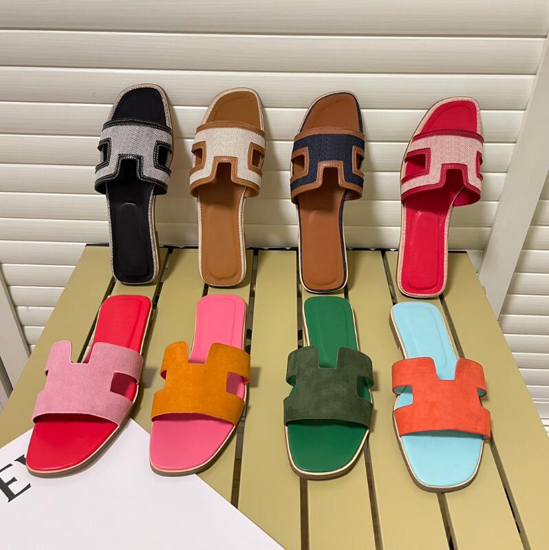 

Womens Brand Sandals Designer Slippers Flat Flip Flops Crocodile Skin Slide Ladies Beach Sandal Summer With box, 001