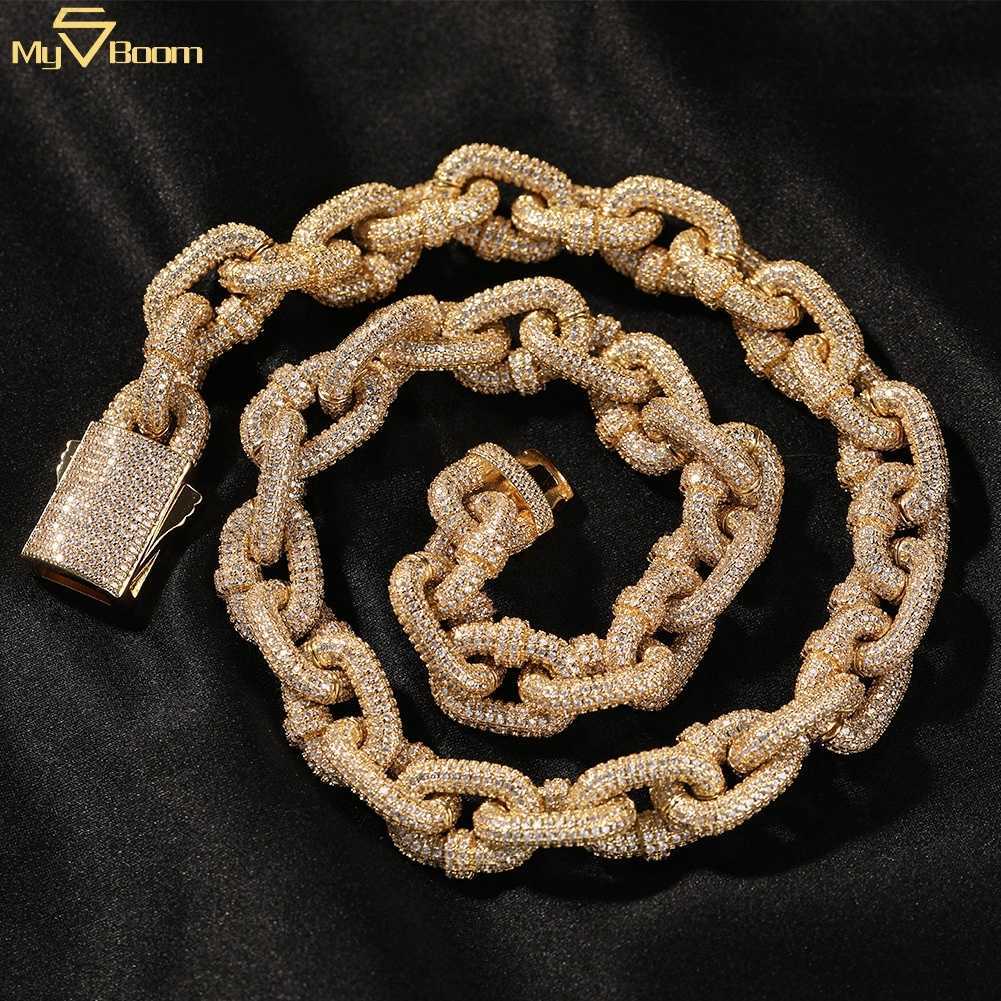 

Wholesale Custom Miami Cuban Locking Style Chain Necklace 18k Gold Plated Hip Hop Gold Plated Jewelry for Sale