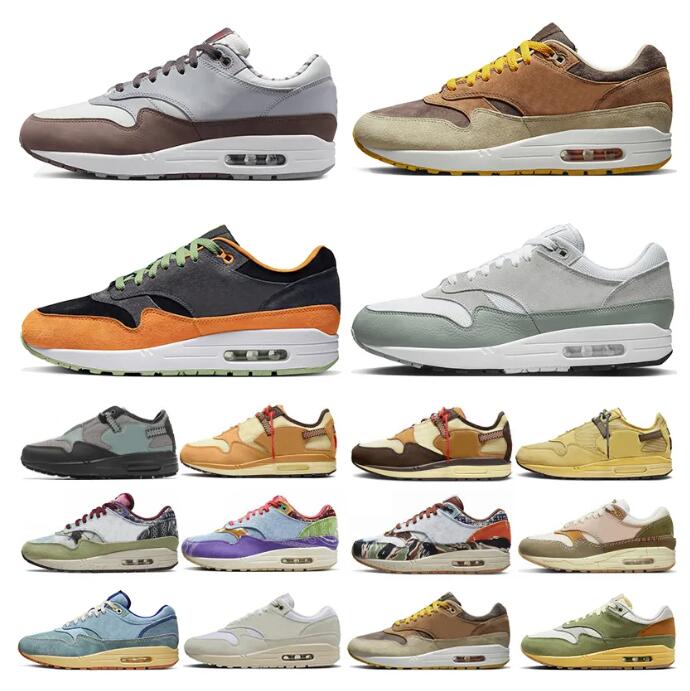 

2023 New Arrival Patta Wave 1 87 Designer Running Shoes Mens Womens Kiss Of Death Sean Wotherspoon Brown White Gum Triple Black Bacon Sports Sneakers Trainers 36-45, 39