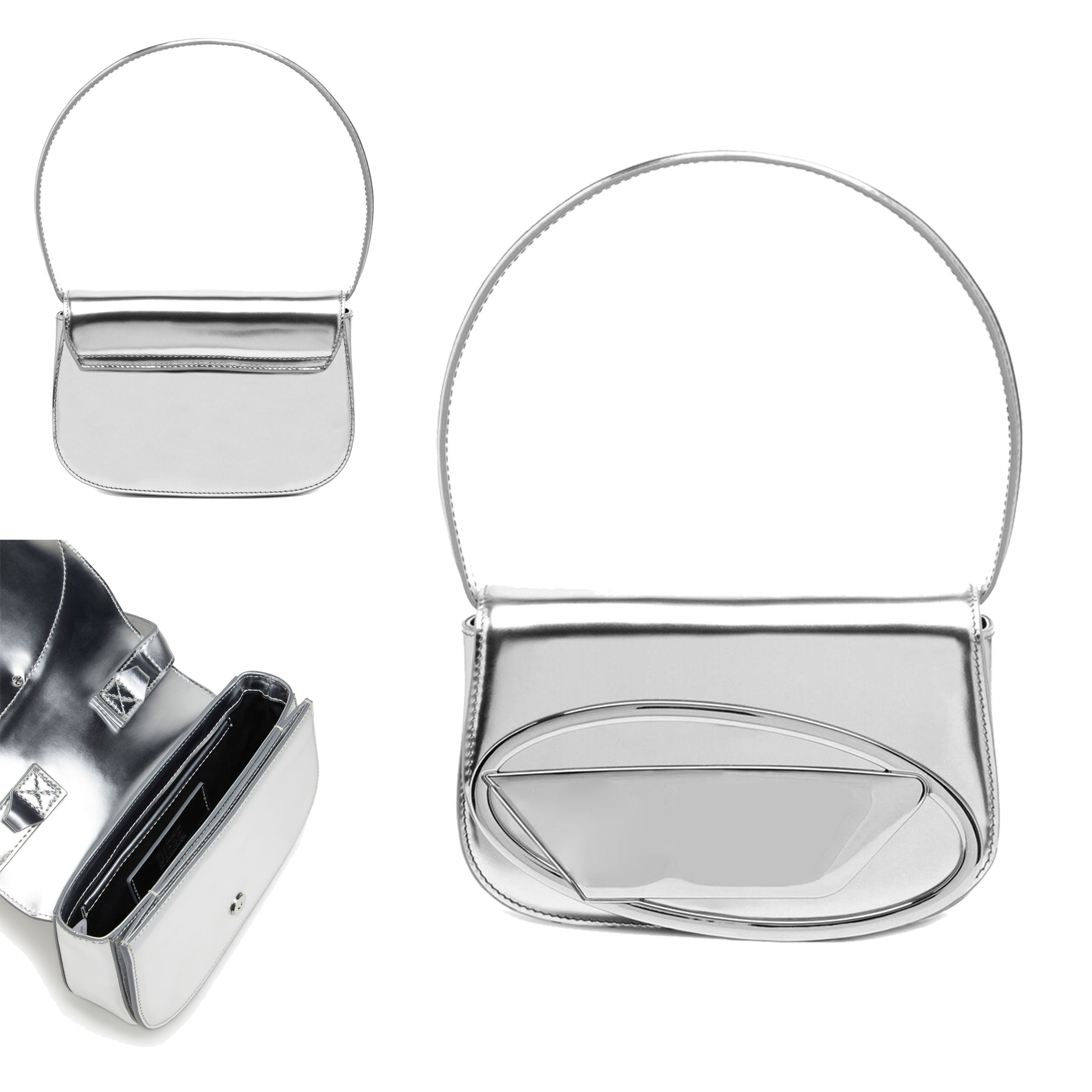 

Designer Luxury saddle men women's bags travel tote Gold chain top quality classic crossBody clutch smooth Leather embroidery wallets grain pattern Shoulder Bag, Embroidery blue