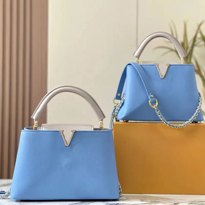 

Tote bags Original style Quality Genuine Leather V LOCK presbyopia Totes Palladium decoration postman bag portable female handbag Shoulder Bags handbags 00001, Customize