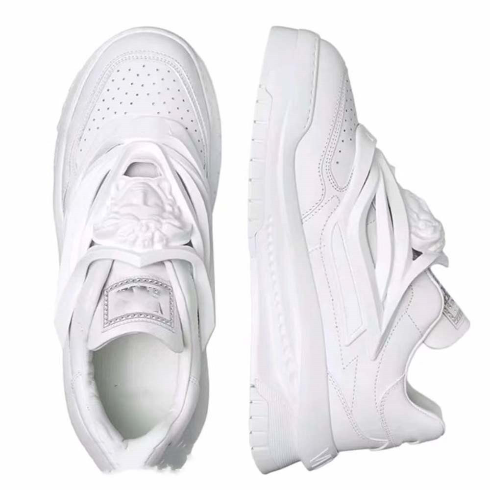 

CRYSTAL ODISSEA sneakers Designer Men Shoes with Greca patterns on the sides and sporty rubber soles Lightweight Casual Shoe Cattle Leather Luxury Trainers 07