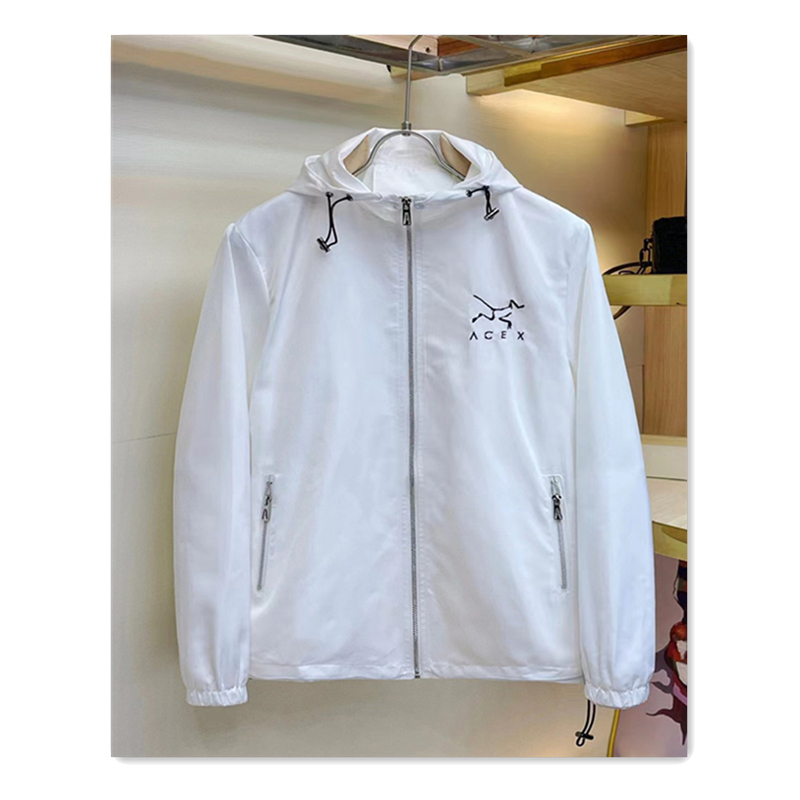 Spring autumn luxury jacket mens jackets designer men coat hooded windproof warm coats outdoor sports bird pattern Letter lrinting versatile casual