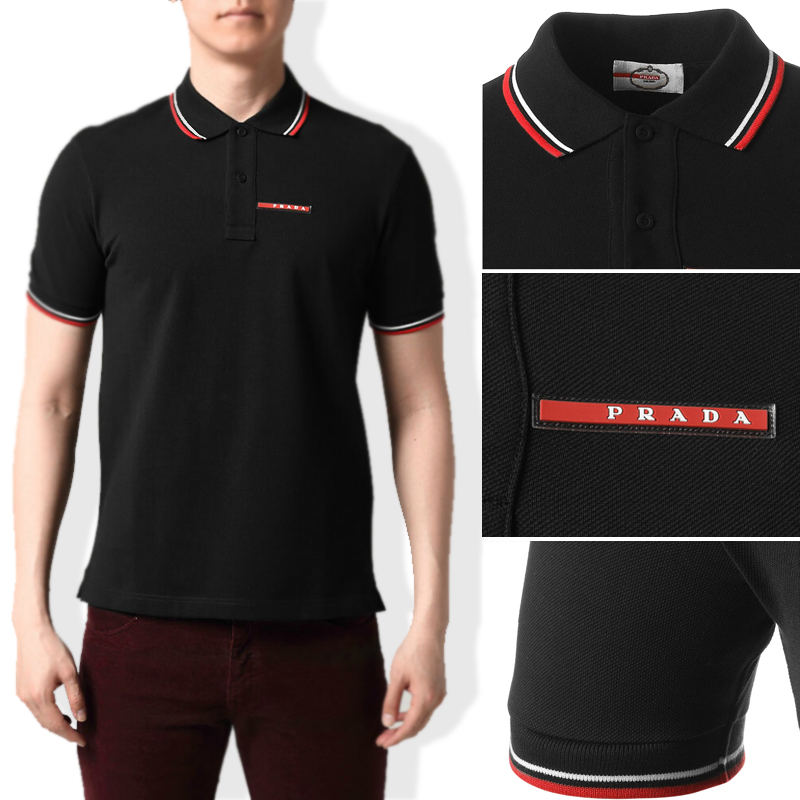 

Mens polo shirt designer prada polos man t shirt sweatshirt Tee Shirts Tees polo top oversized tshirt Casual tshirt Letter Button breathable t-shirt plus size