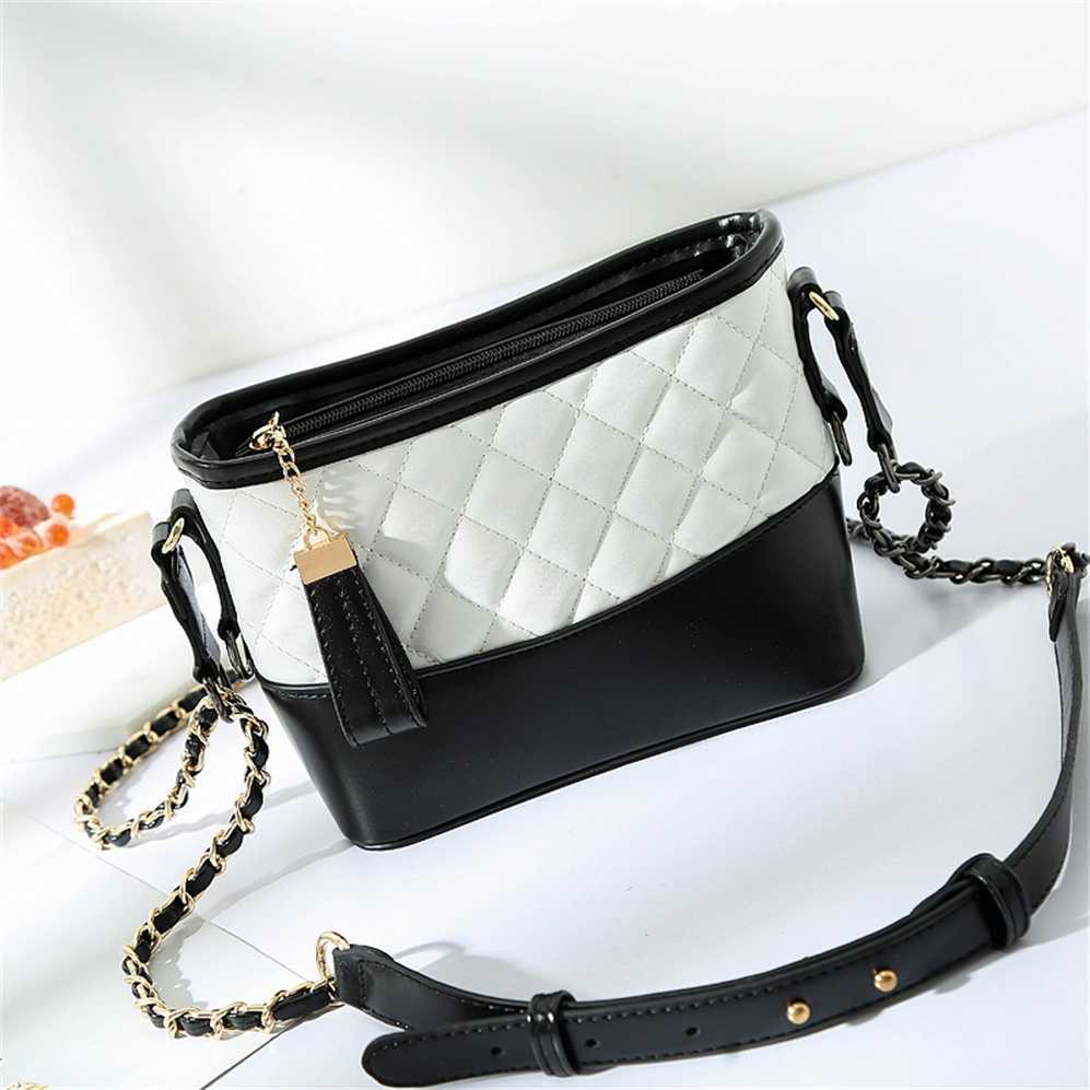 

Luxury Handbags sale Baobao Women's New Network Red Xiaoxiang Wave Bag Korean Version Versatile One Shoulder Crossbody Lingge Chain, White7