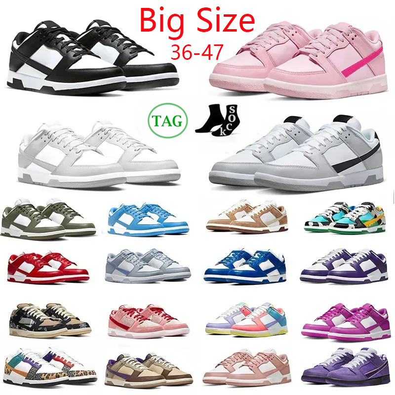 

Running shoes low Panda triple pink Grey Fog Syracuse Team Green Medium Olive UNC Georgetown Malachite sail walking GAI jogging sneakers trainers size 36-47