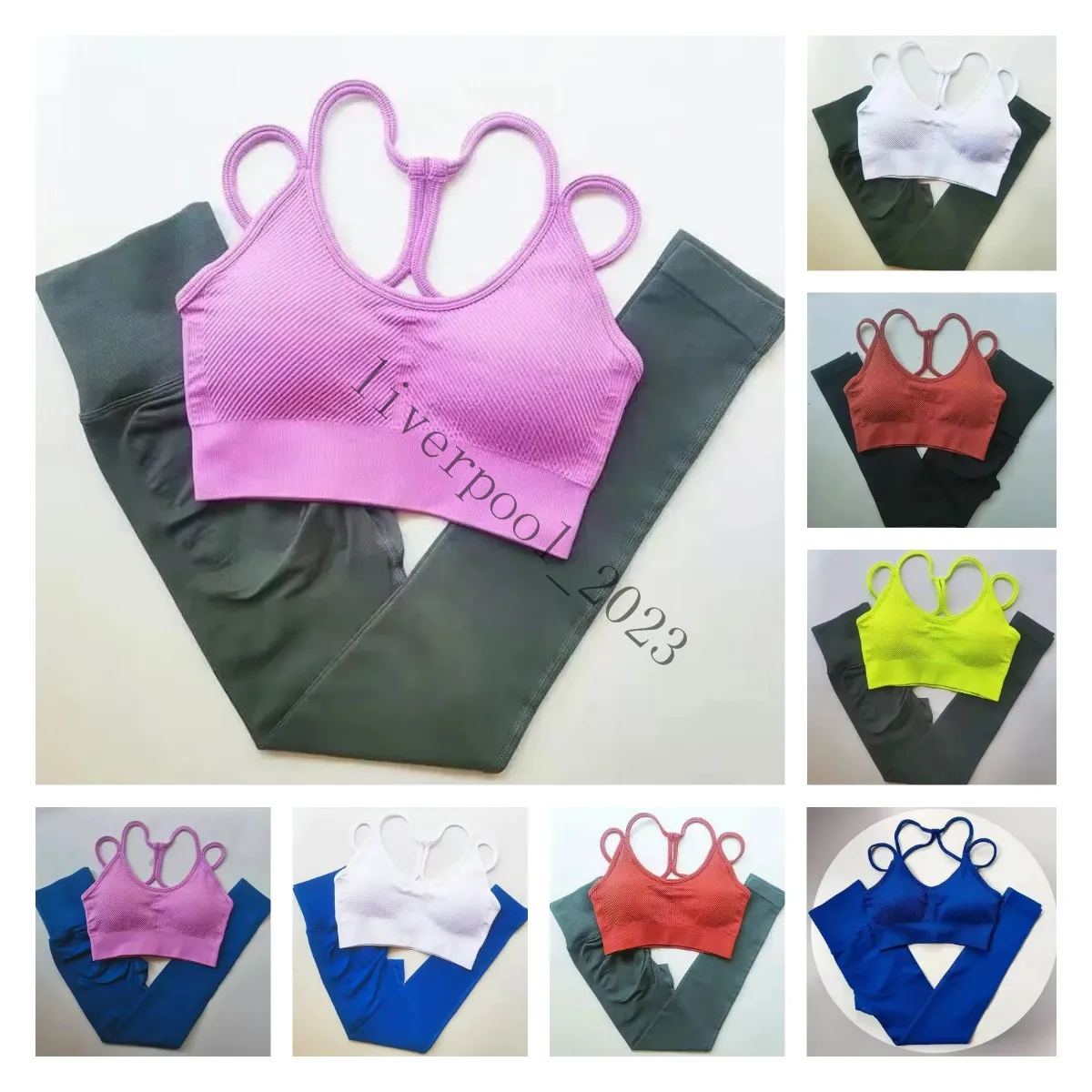 

Yoga Outfits LULUS New Chessboard Checker Yoga Suit Shockproof Tank Top Running Fitness Sports Bra Thin Breathable Set MM lyd