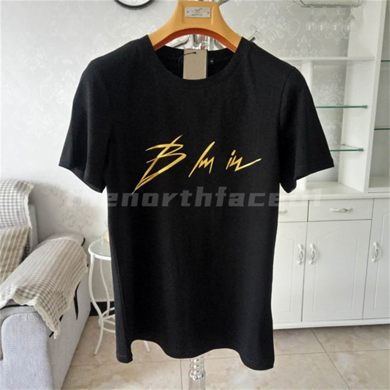 

Summer Mens t Shirts Black White Men Fashion Short Sleeve Top Basic Tee Polo Asian Size S-xxlcp09 1SDOU, White+gold