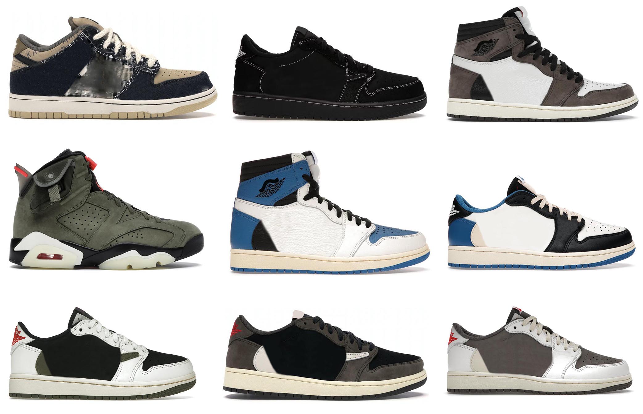 

2023 Authentic Travis Shoes x Low OG Olive Reverse Mocha Scotts Fragment Sail Cactus Jack BLACK PHANTOM Men Women Sports Sneakers With Original box Size US4Y-13, 10