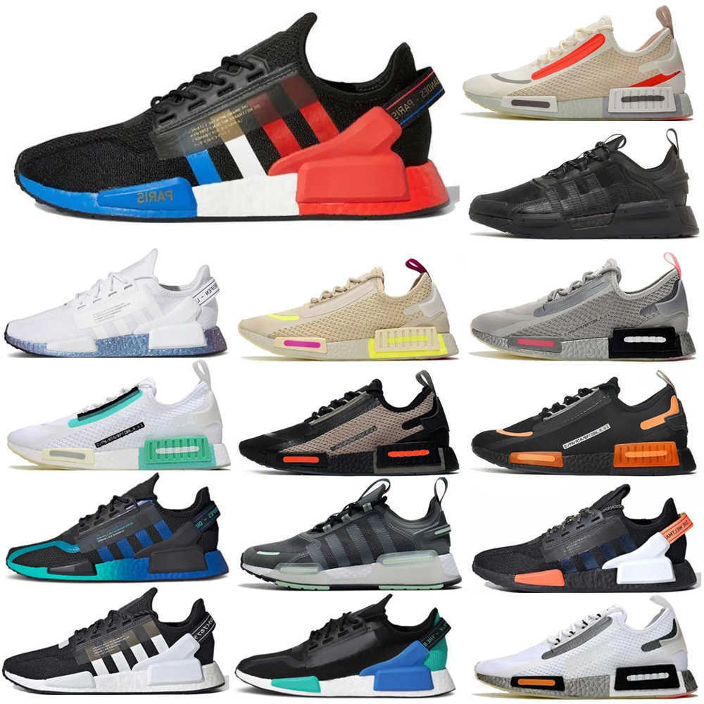 

Nmd R1 Running Shoes Women Triple Red Dazzle Camo Black Munich White Orange Aqua Tones Gradient Neon Bright Volt Men Casual Shoes Trainers Sports Sneakers, #1