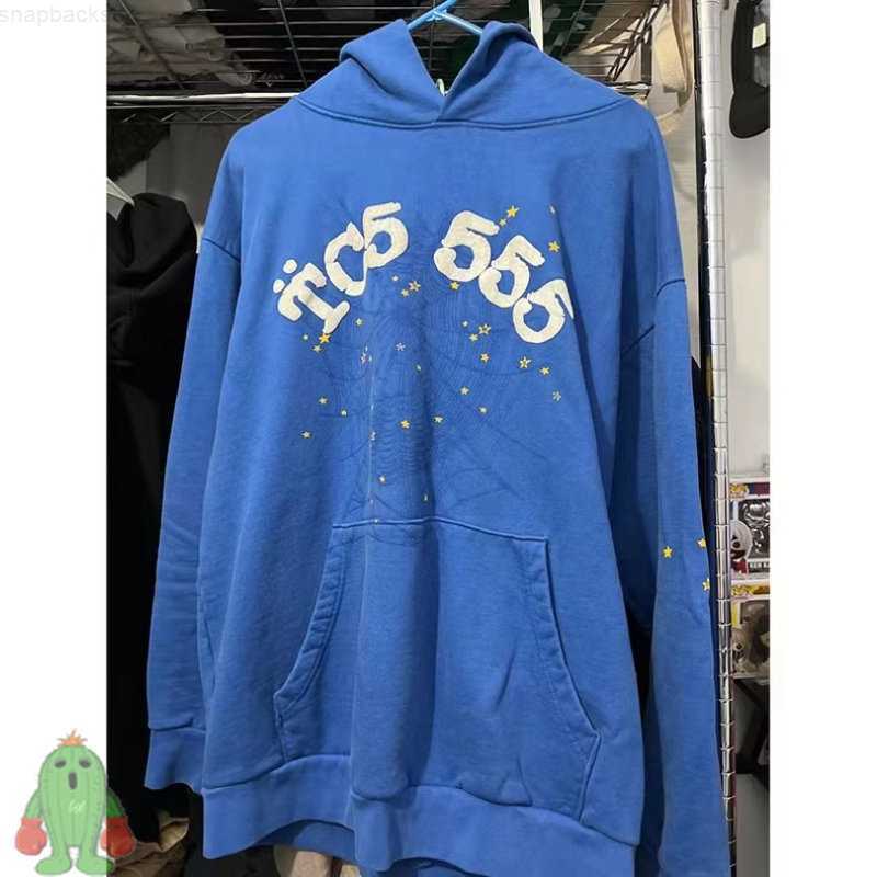 

Men's Hoodies Sweatshirts Brown Young Thug Spider Men Women Sp5der 555555 Star Hip Hop Pullover Hooded Hoody