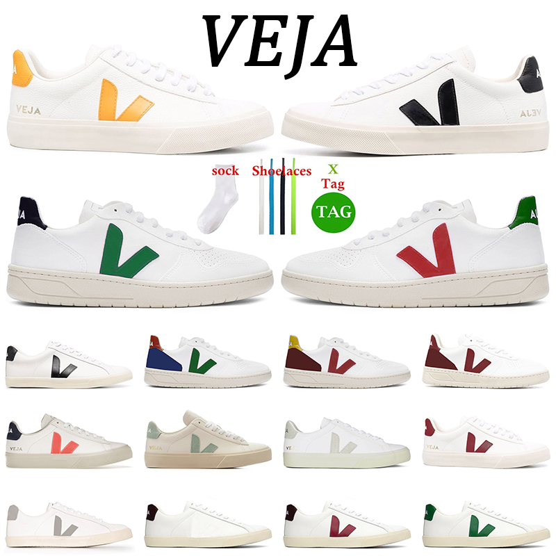 

Veja Shoes Womens Designer Sneakers Shoes Men Leather White Unisex Couples Vegetarianism Style Original Veja Campo VA Word Stitching Luxury Designer Sneaker 36-45, 35-47 (8)