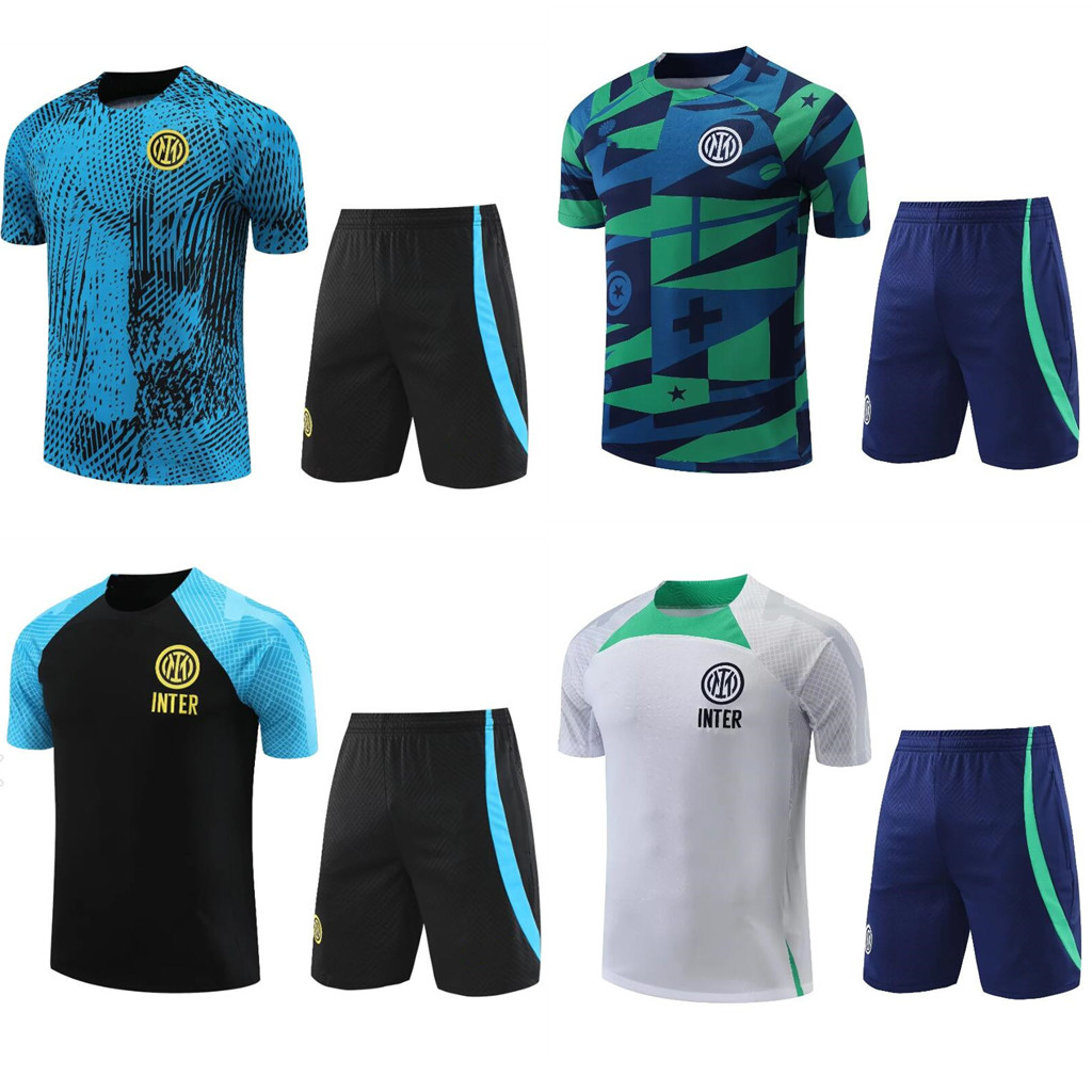 

2023 24 inter TRACKSUIT chandal futbol soccer MILANO Training suit 23 24 milans camiseta DE FOOT Short sleeve Sportswear sweatshirt