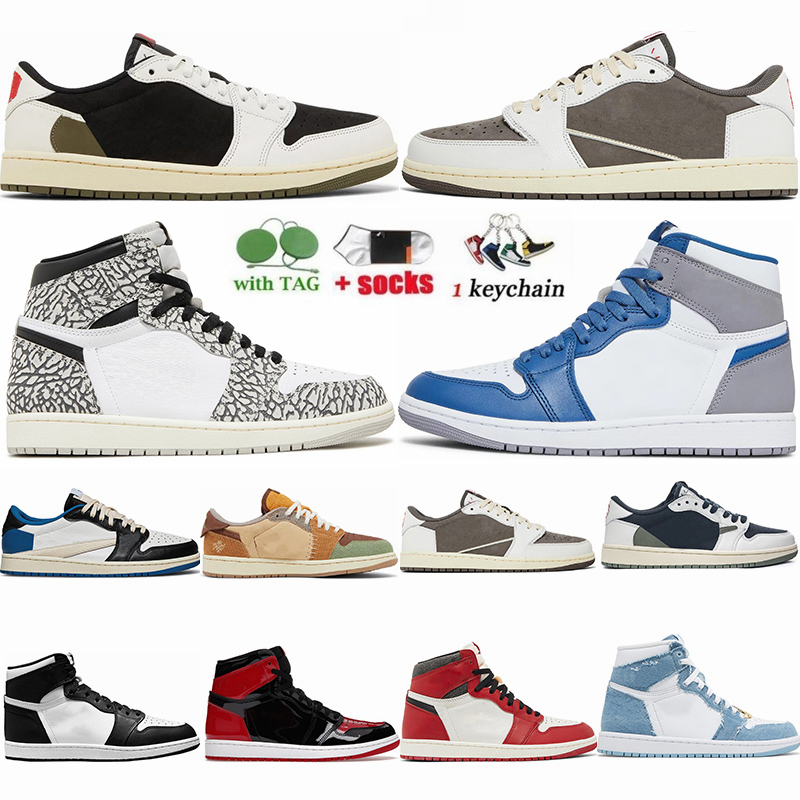 

Low Olive 1 1s Basketball Shoes White Cement Black Phantom Reverse Mocha True Blue High OG 85 Black Concord Dhgate Men Women Designer Sneaker Jumpman Trainers