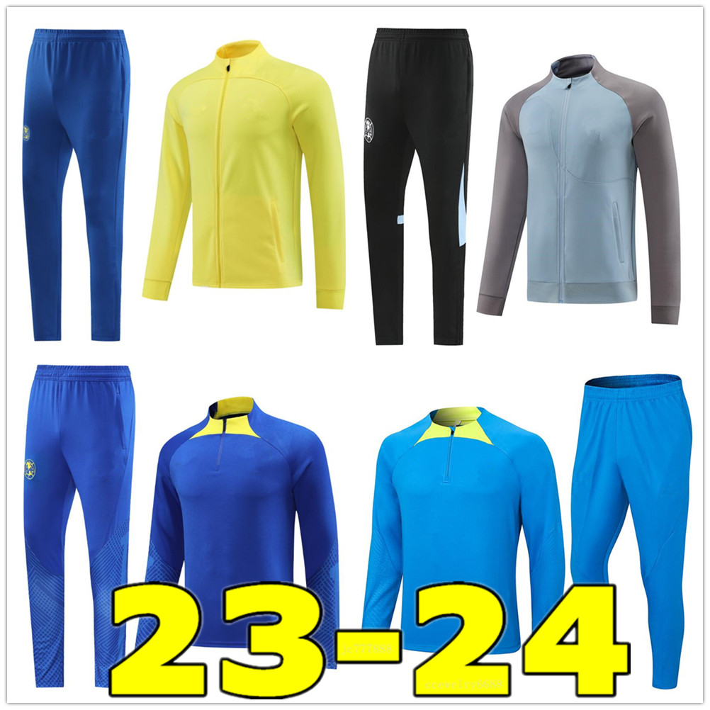 

2023 2024 Club America tracksuits jacket Mexico LIGA MX soccer jerseys 23 24 HENRY FIDALGO A. ZENDEJAS D.VALDES RODRIGUEZ soccer training suit jackets, Tracksuit