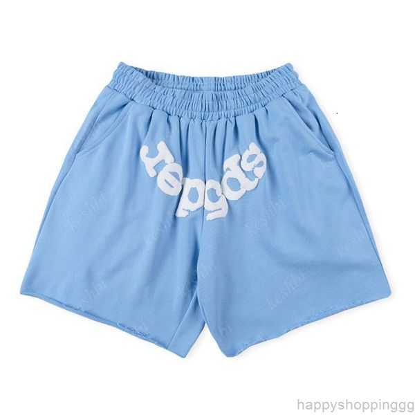 

Men' T-Shirts Summer Designer Sp5der Young Thug 555555 Bodybuilding Hooded Sleeveless Shirt Fitness Mens Tank Top Casula Loose Elastic Waist Shorts 2, Blue top