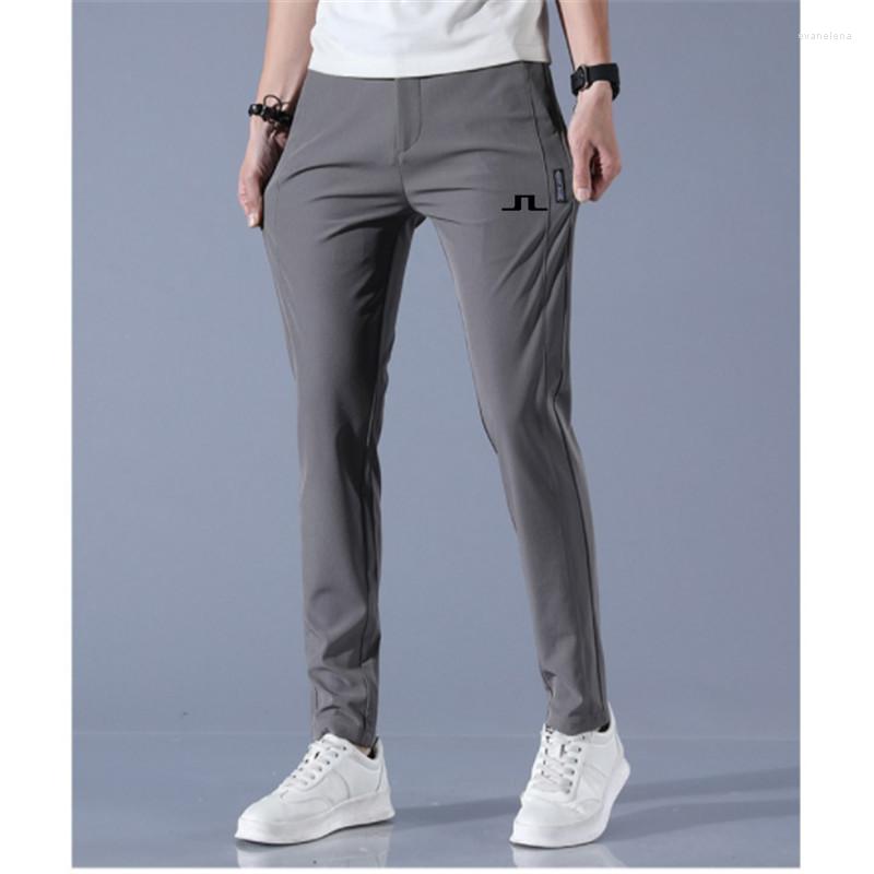 

Men's Pants 2023 Summer Men Golf High Quality Elasticity Fashion Casual Trousers Men's Breathable J Lindeberg Wear