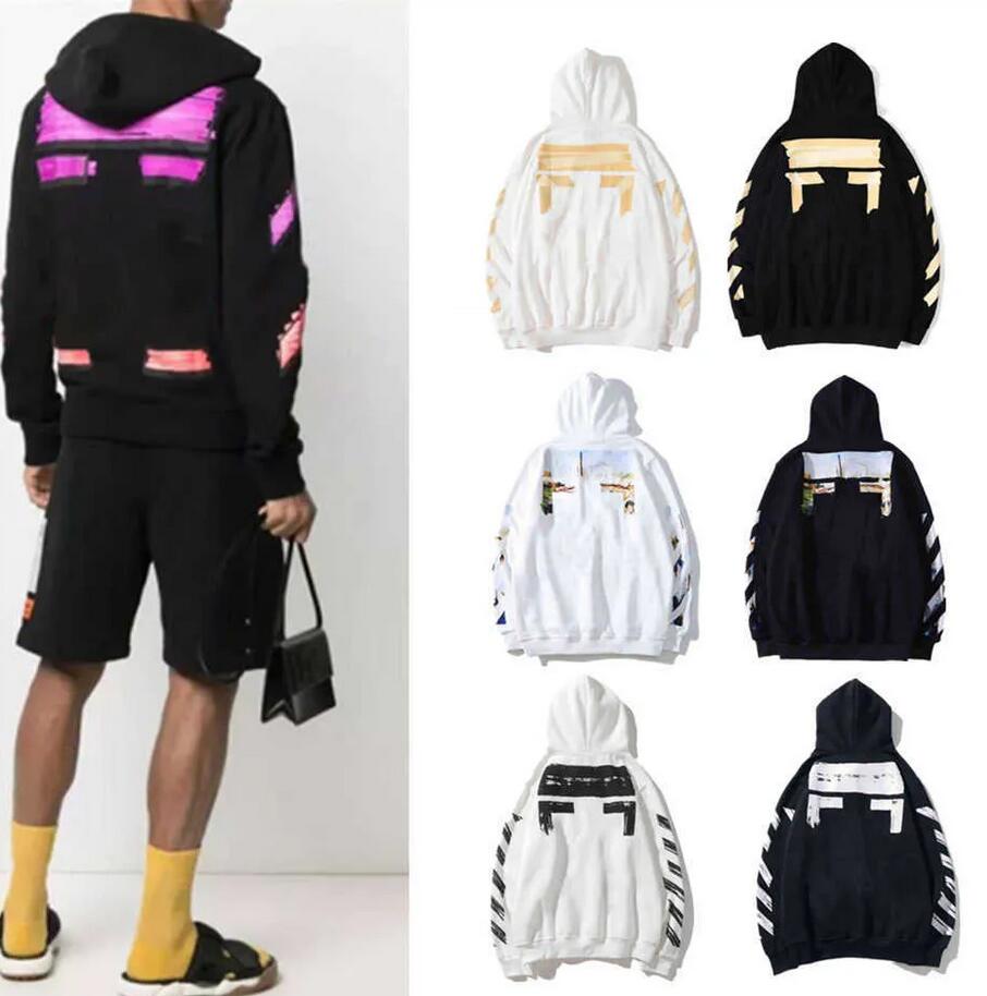

offs white E4R5 Hoodies Sweatshirts Mona Lisa Sweater Jacket Men's and Women's Print Pullover Hooded Loose Coat Hoodie Fashion Tracksuits Brands, Q1111