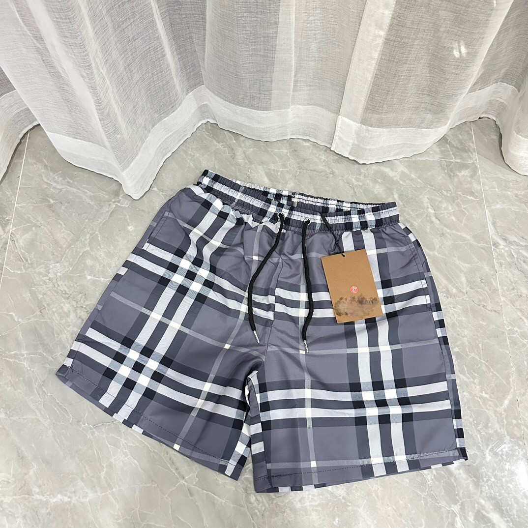 

Men's Shorts Summer Design fashion large size quick dry swimming beach shorts Boys pocket tone drawstring.m1, Gray
