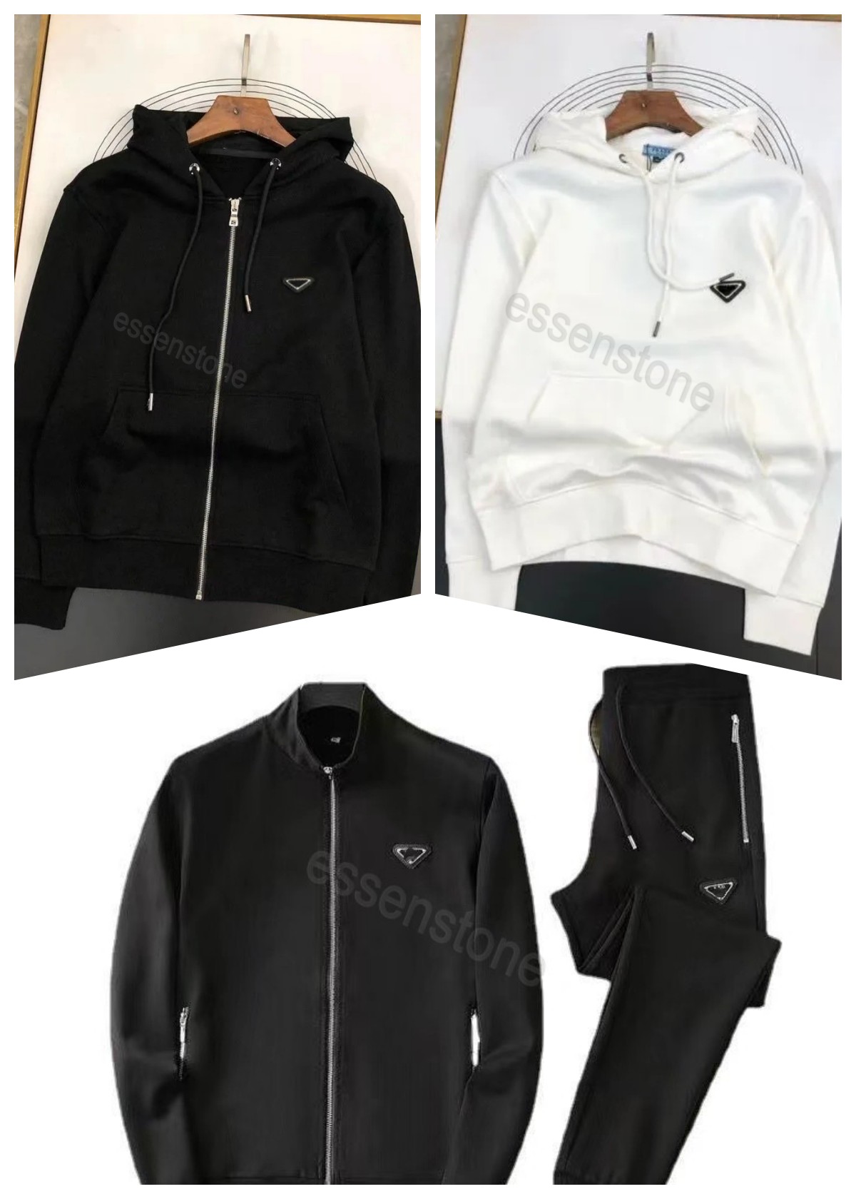 

23SS Designers mens hoodie fashion women triangle hoodies fashion hooded pullover S M L  round neck long sleeve clothes sweatshirts jacket jumpers Asian size S-2XL, The same as real