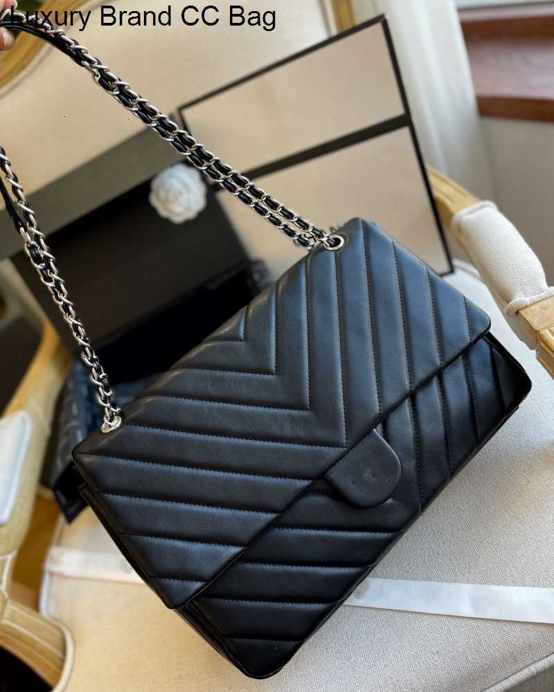 

Custom Bags Designer CC Luxury Shoulder Cross Cowhide Leather Body Chain Strap Large Cross Body Bag Phone Crossbady Hand bag Card holder for Women, Black