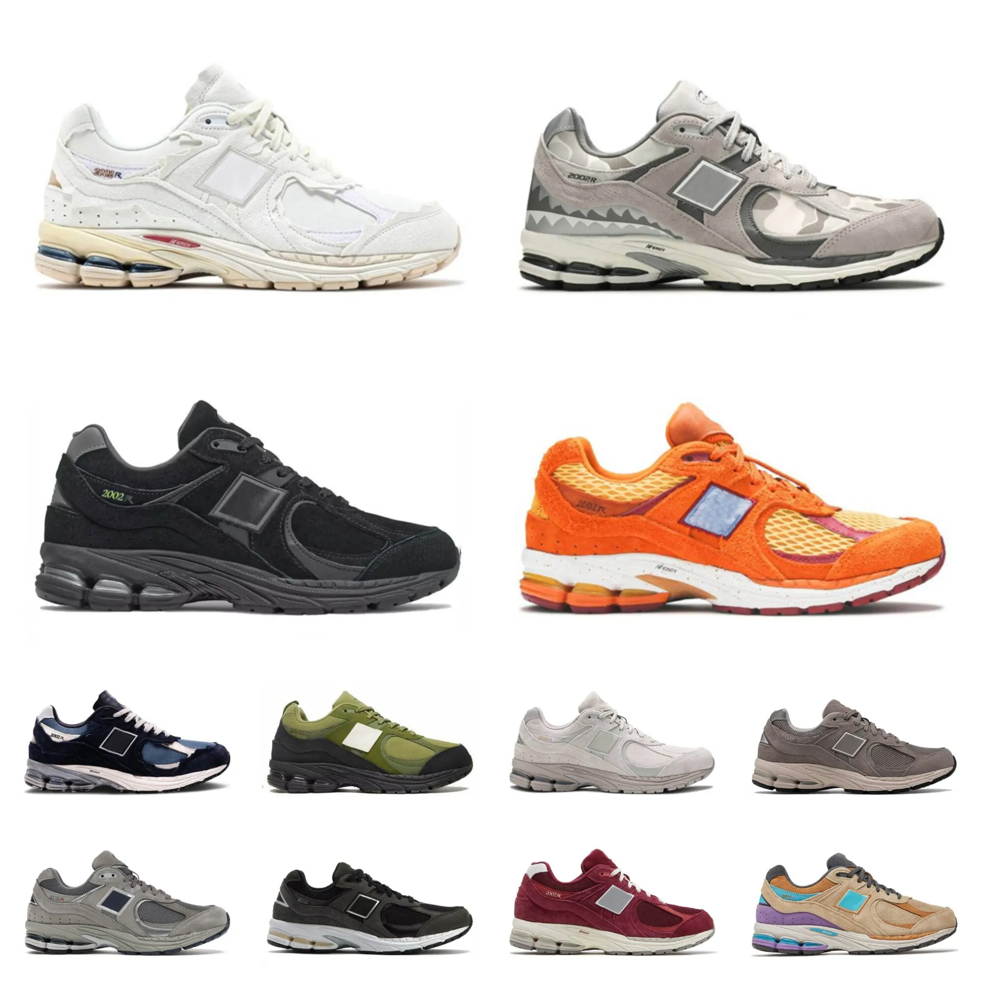 

2002r B2002r Casual Shoes Mens Women Protection Pack Pink Phantom Luxury Triple S Black White Dark Grey Rain Cloud Sea Salt Sail Bowling Bas, Z010