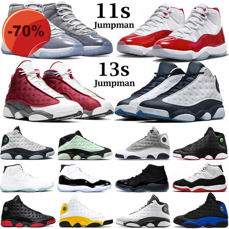 

Sandals 2023 Basketball Shoes Jumpman 11s Cool Grey Cherry High Legend Blue Jumpman 13s Red Flint Reverse Bred Atmosphere grey Sports Sneakers With Box, B33 singles day 40-47