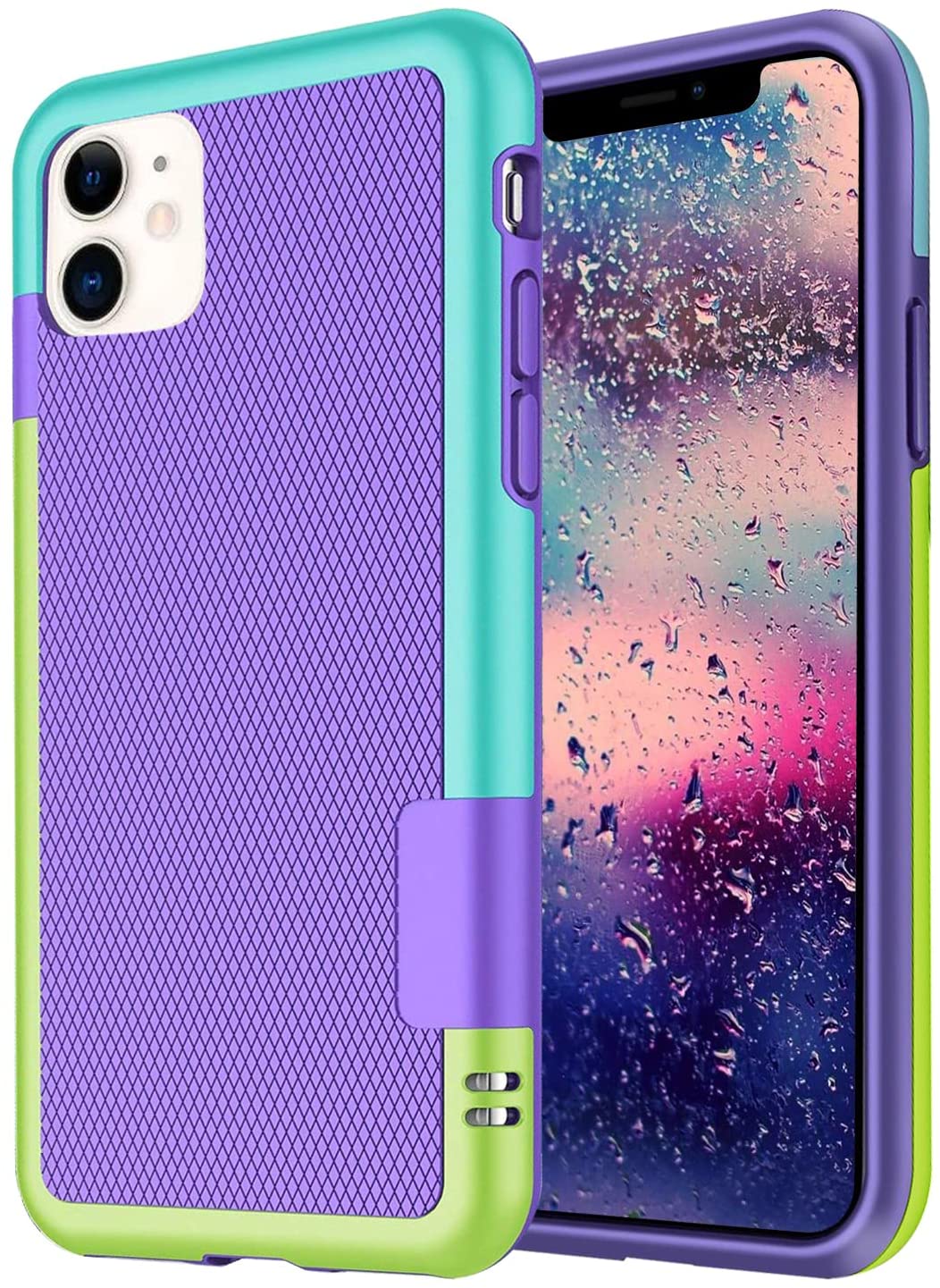

For iPhone 13 12 11 Xs XR 8 7 6 Plus Case Ultra Slim 3 Color Hybrid Shockproof Soft TPU Hard PC Bumper Phone Case Cover