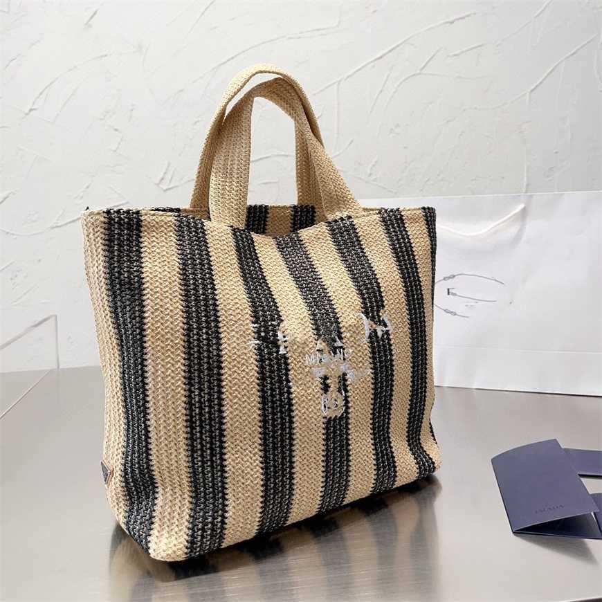 24% OFF 2023 Fashion handbag Small Design Large Capacity Tote Grass Women's Spring/Summer Commuter One Shoulder Woven Bag High Quality Handbag